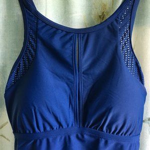 NWT! SKECHERS JUNIORS HIGH NECK ONE PIECE SWIMSUIT